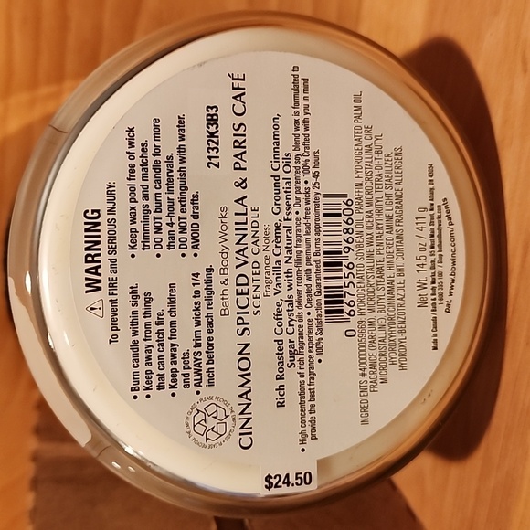 B&BW Cinnamon Spiced Vanilla & Paris Cafe - Picture 3 of 3